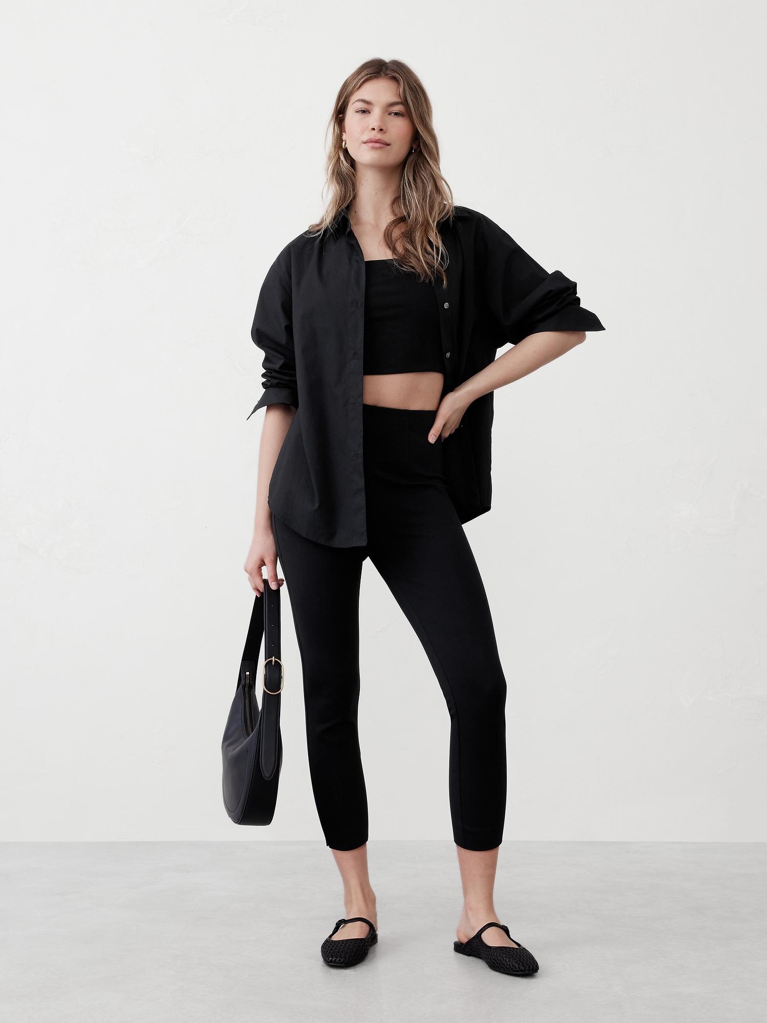 skinny capri ponte pant