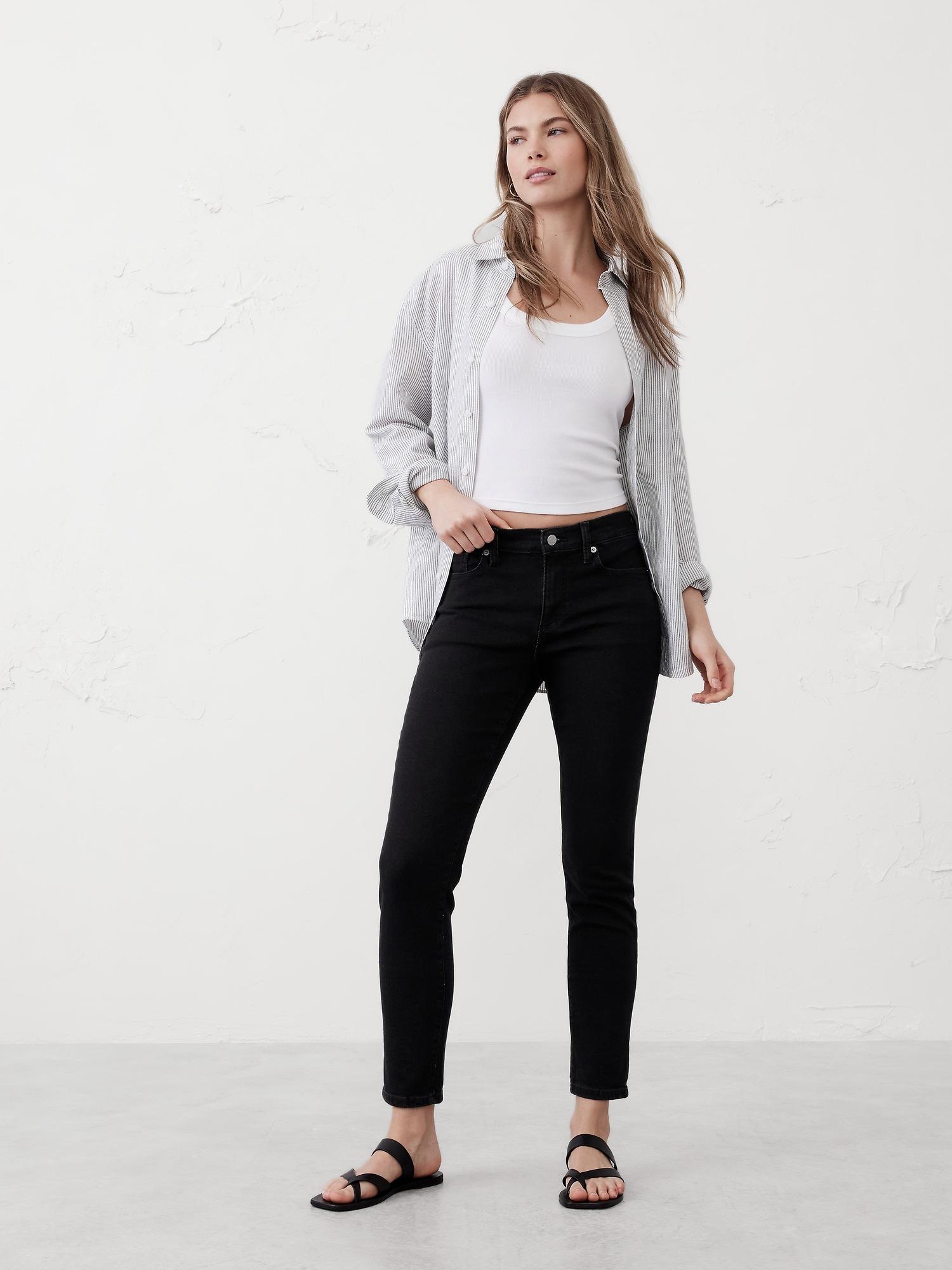 skinny mid-rise jean