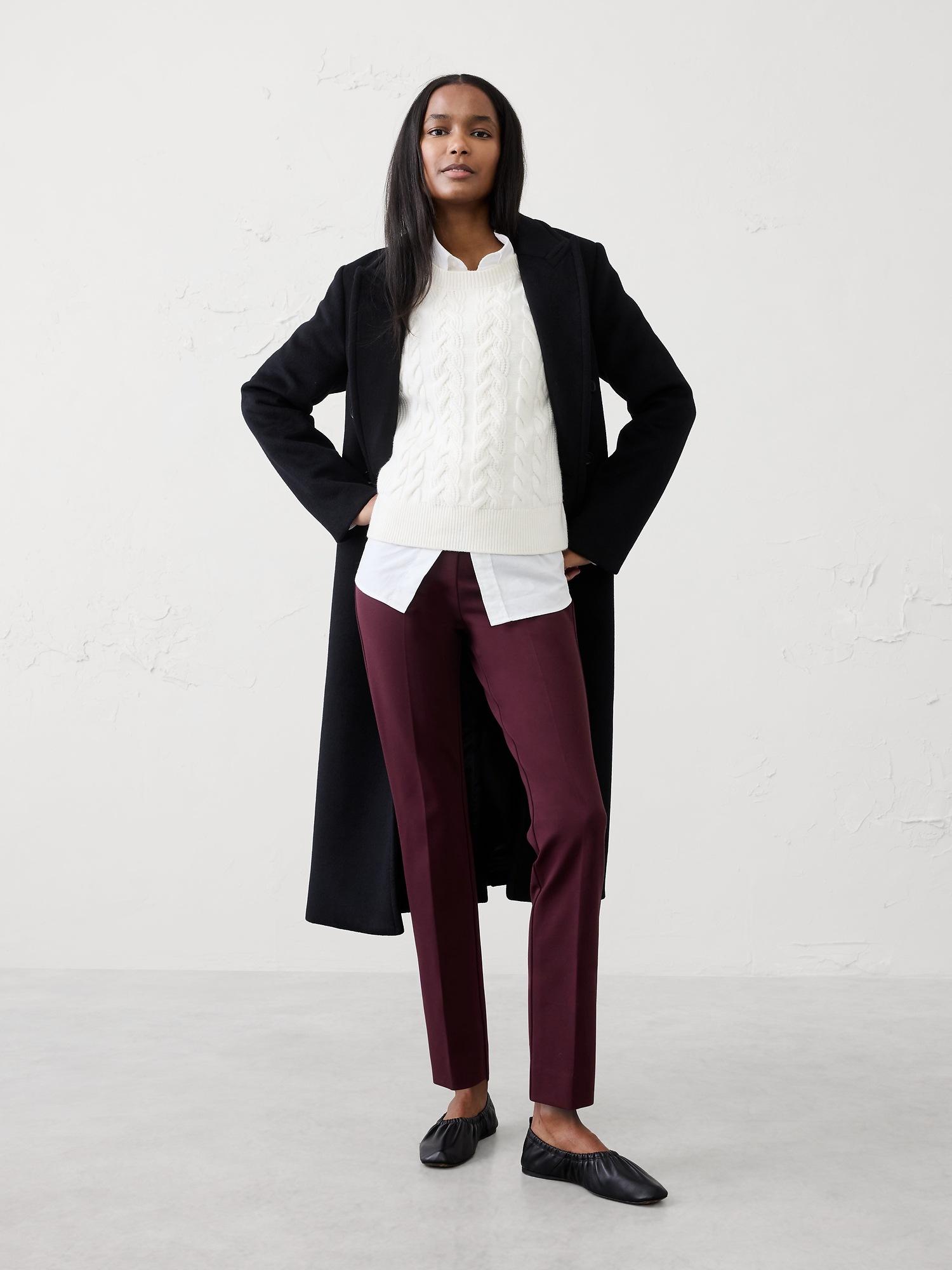 skinny ponte pull-on pant