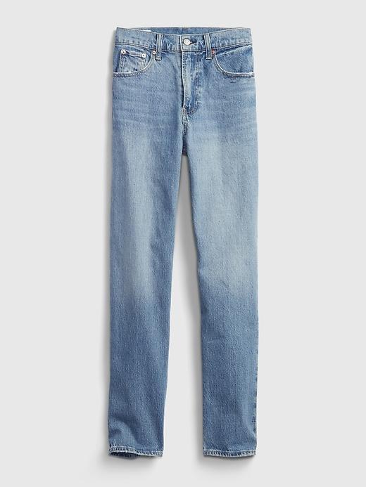 sky high straight leg jeans