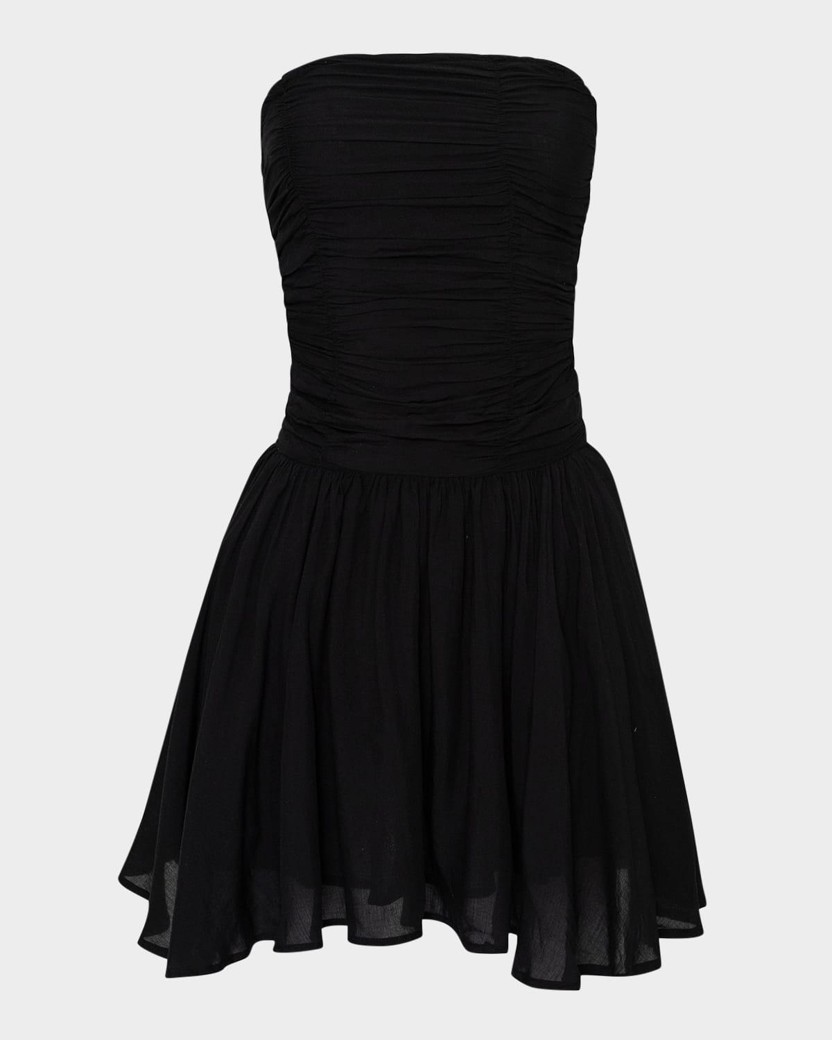 skye strapless mini dress
