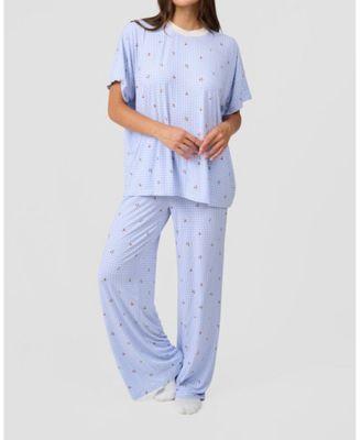 sleep tee pull on pant pajama set