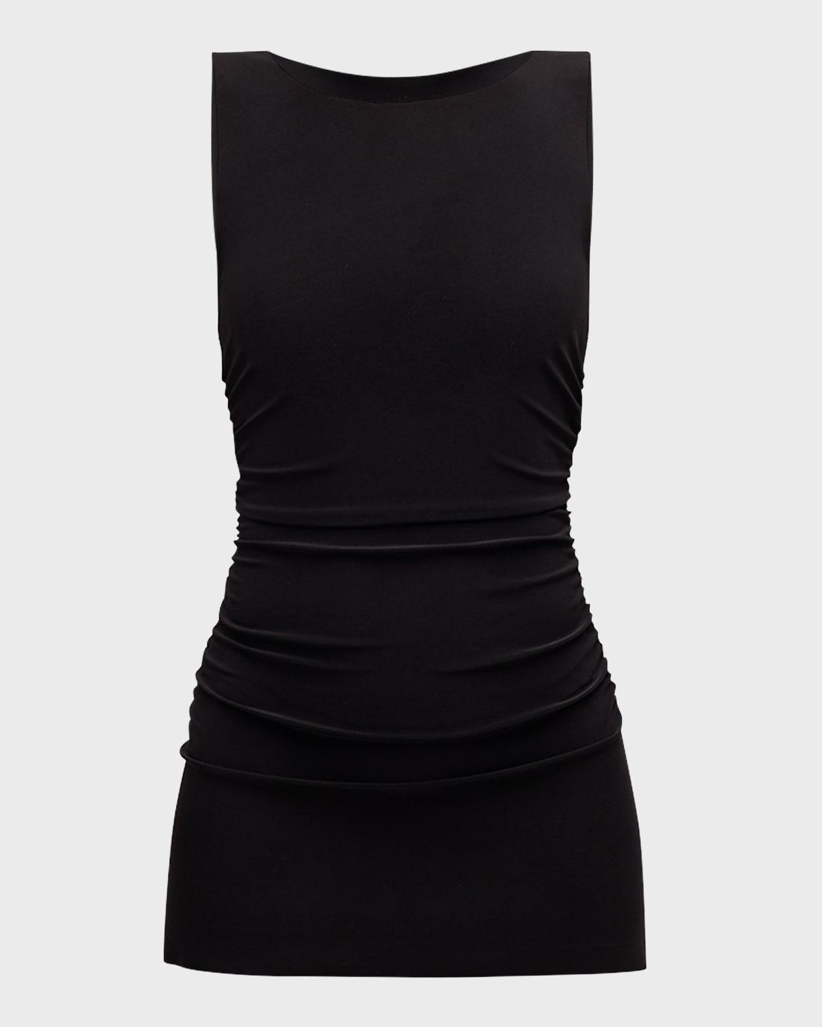 sleeveless 4-way stretch mini pickleball dress
