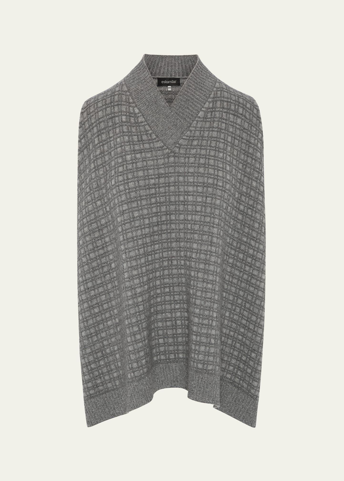 sleeveless a-line crossover v-neck sweater (mid plus length)