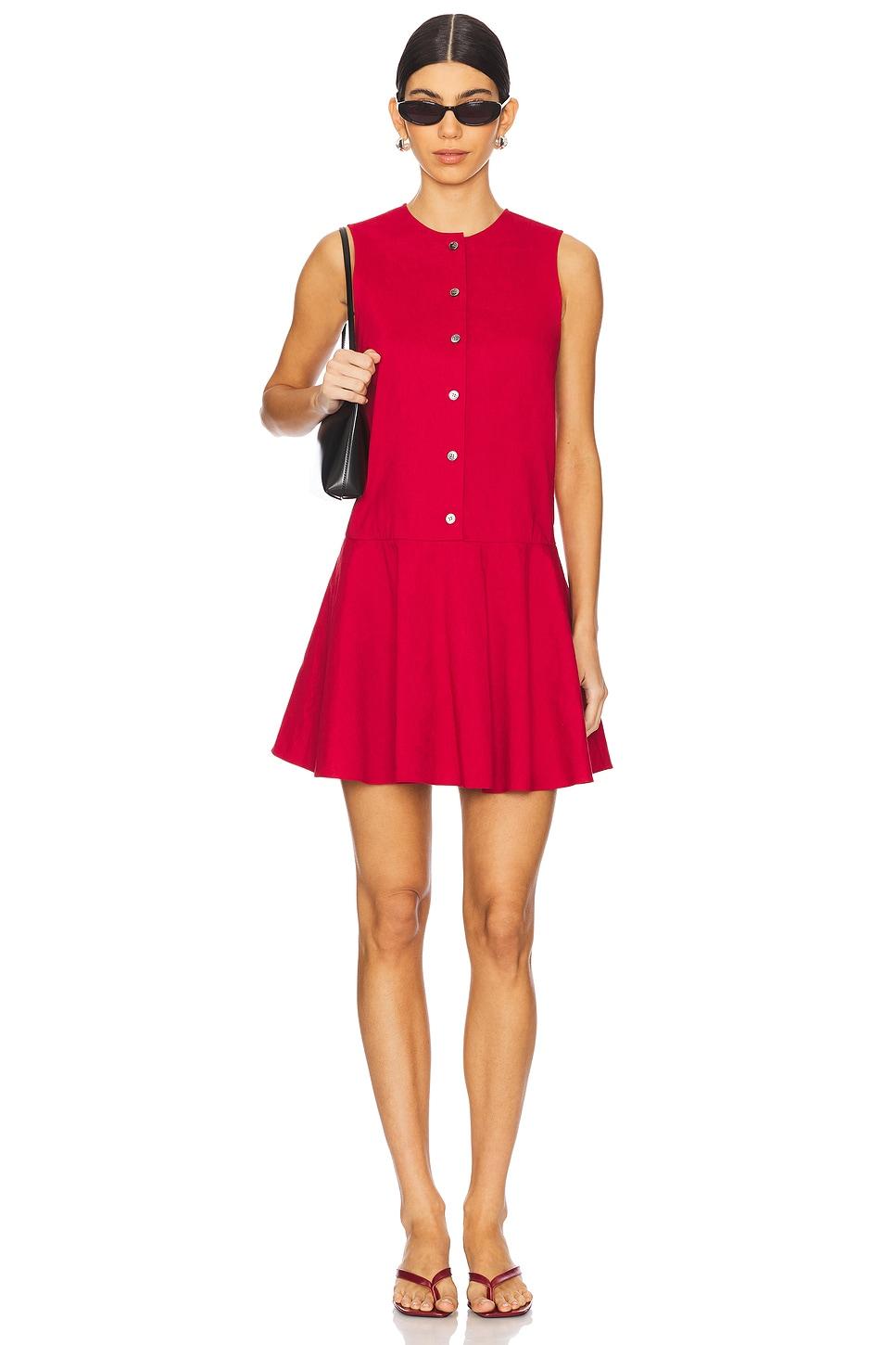 sleeveless button down mini dress