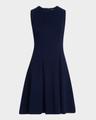 sleeveless compact knit dress