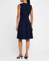sleeveless compact knit dress