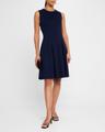 sleeveless compact knit dress