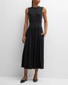 sleeveless cotton tee dress