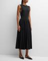sleeveless cotton tee dress