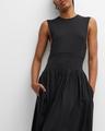 sleeveless cotton tee dress