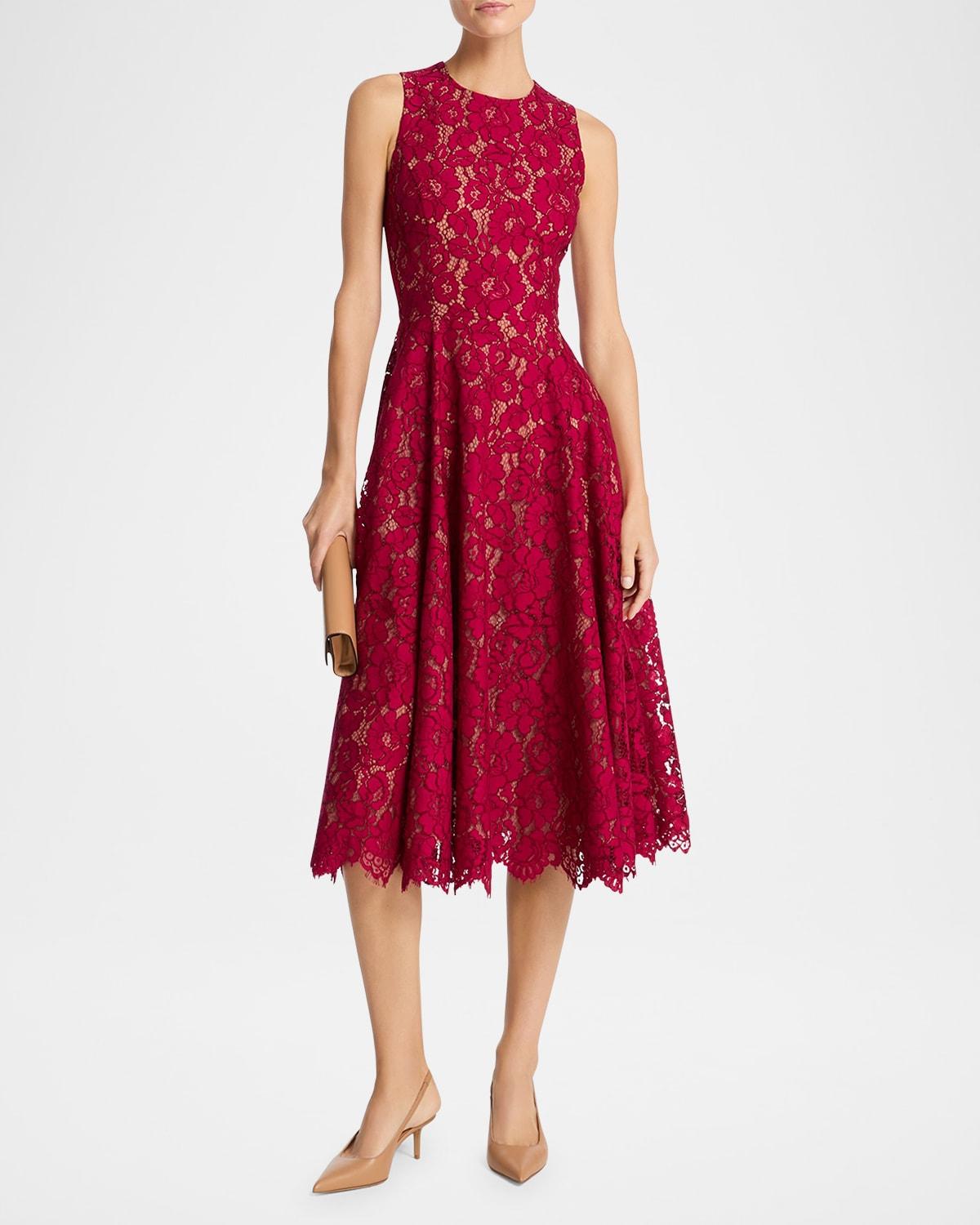 sleeveless dance dress