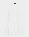 sleeveless drop-waist mini dress