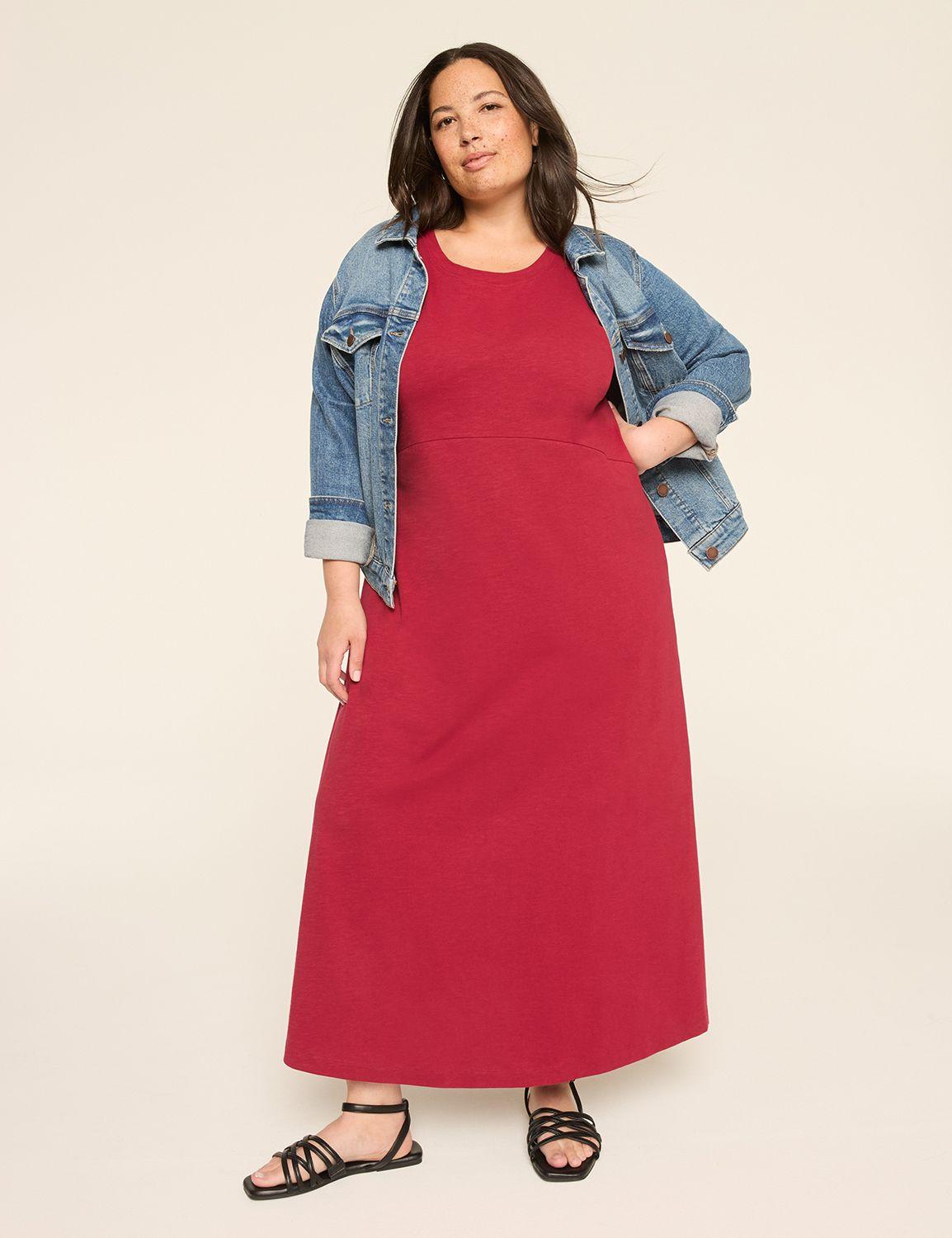 sleeveless easy swing dress
