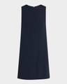 sleeveless front-slit tunic mini dress