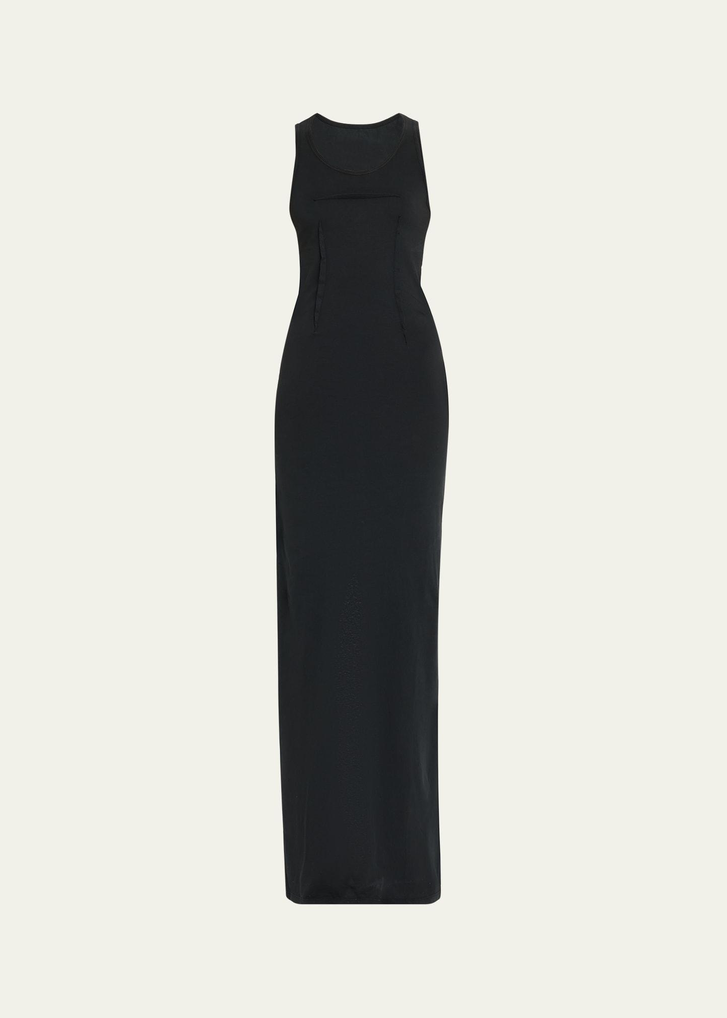 sleeveless knit tank dress