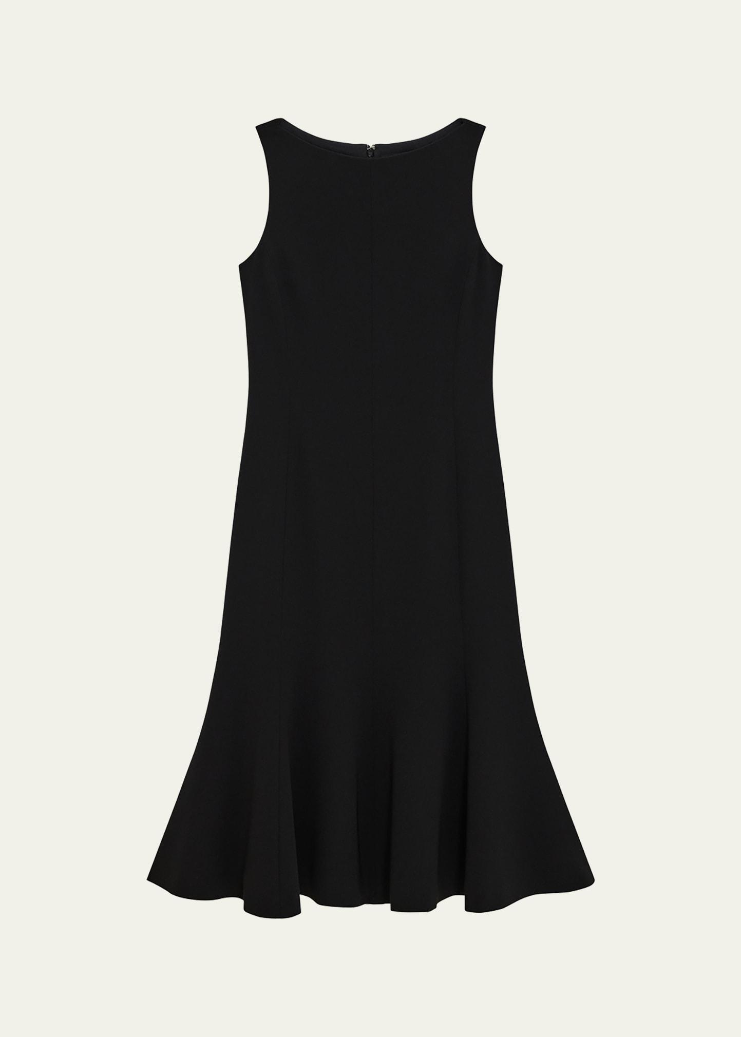 sleeveless mermaid midi dress