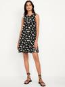 sleeveless mini swing dress