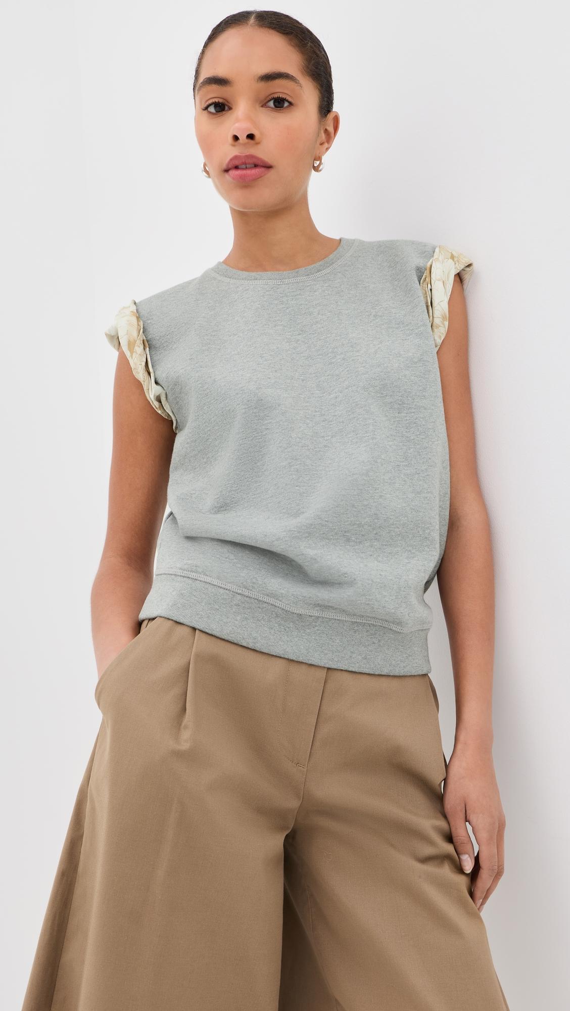 sleeveless sweatshirt