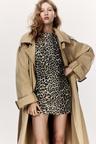 sleeveless twill dress