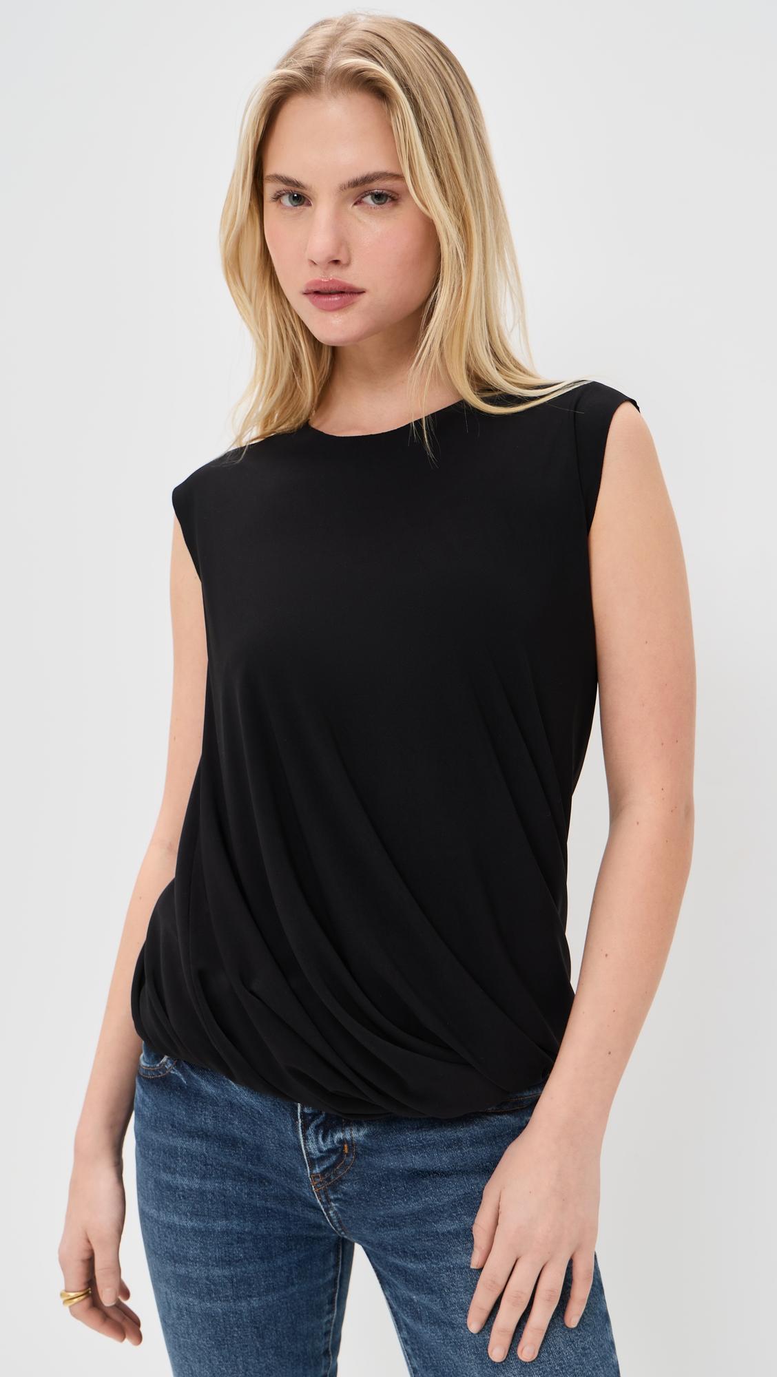 sleeveless twist top