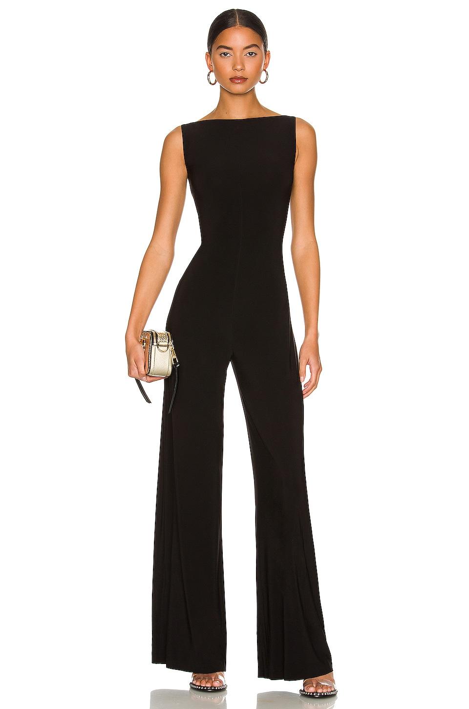 sleeveless x straight leg jumpsuit