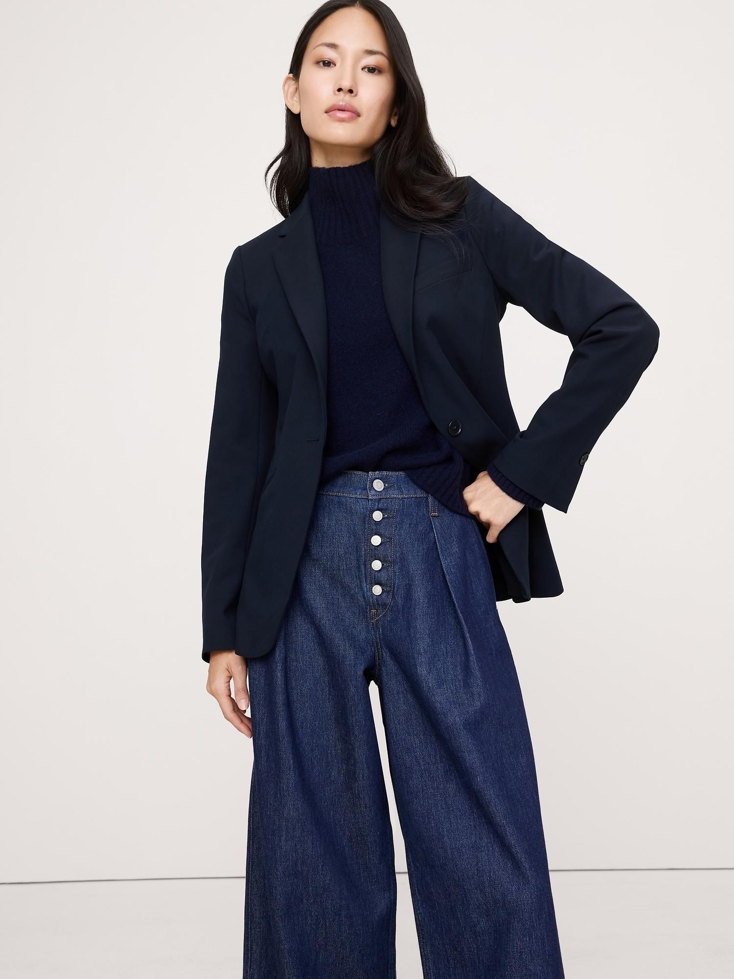 slim city stretch blazer