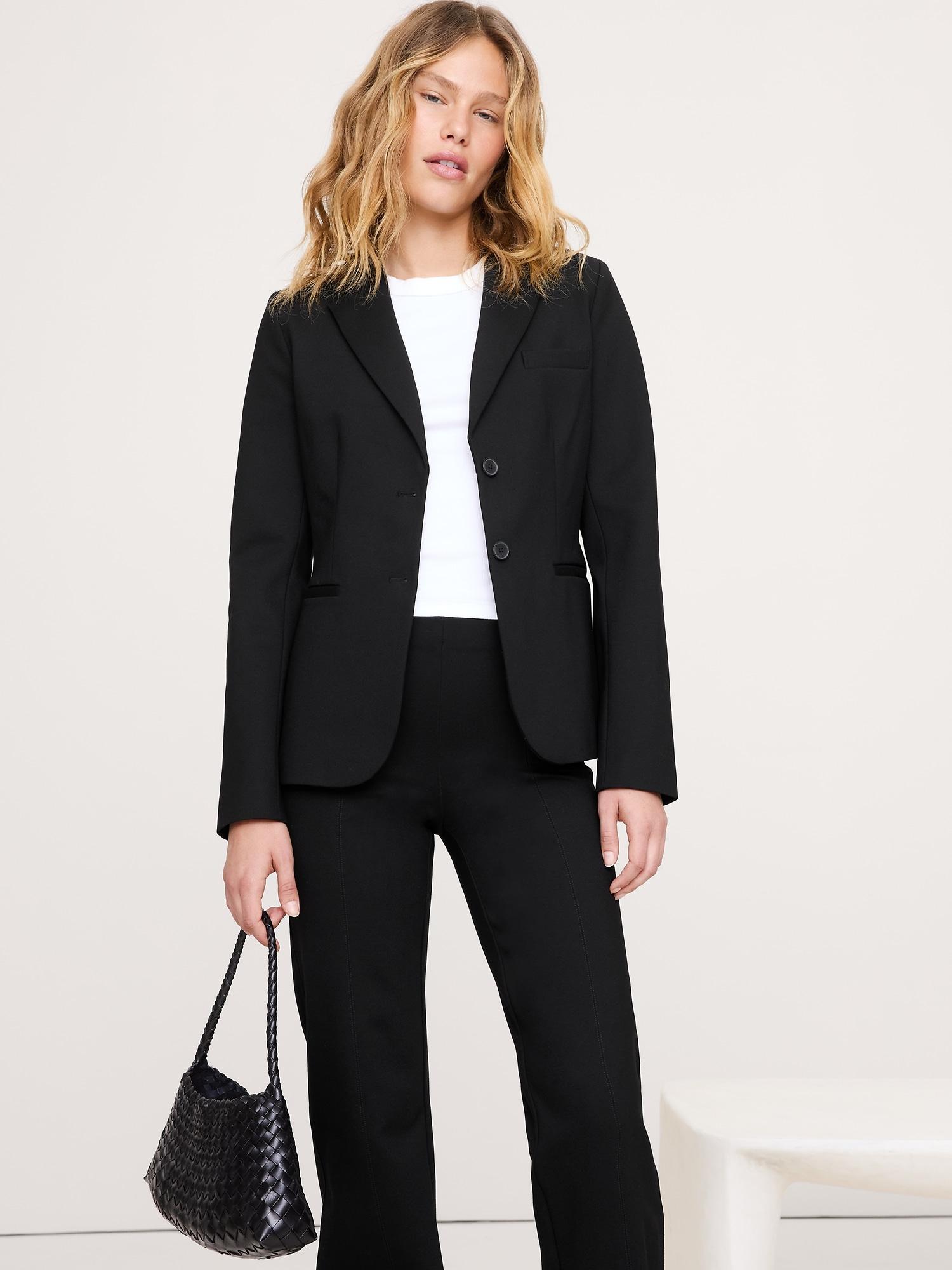 slim everywhere ponte blazer