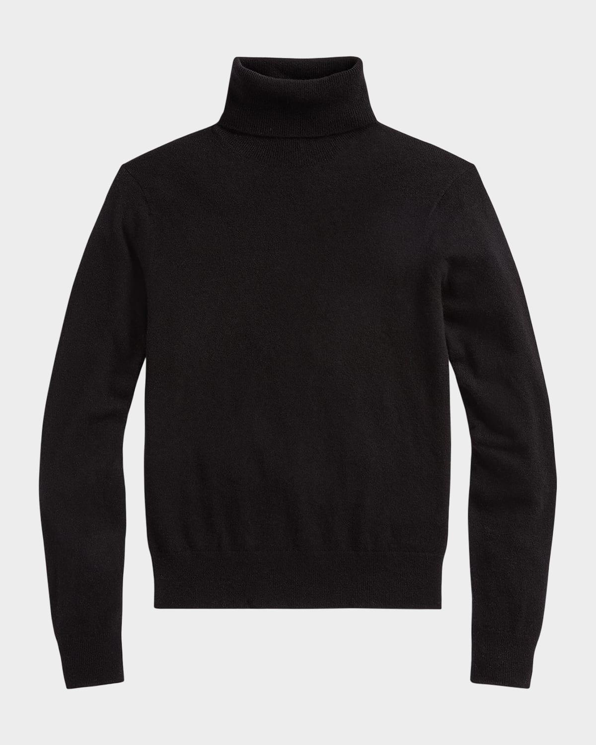 slim-fit cashmere turtleneck