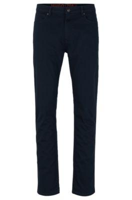 slim-fit jeans in comfort-stretch denim- dark blue men's jeans