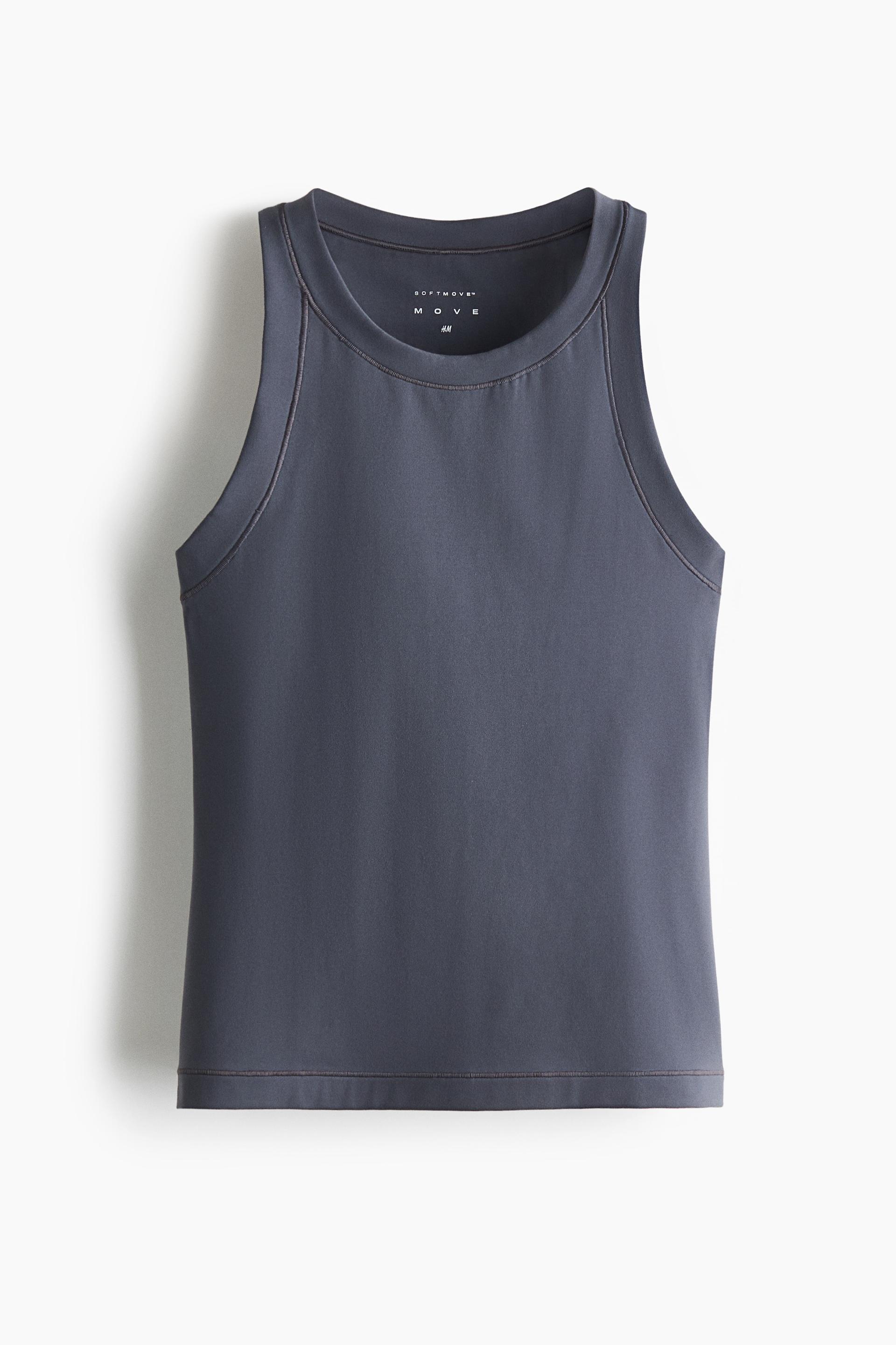 slim-fit sports tank top with softmove™