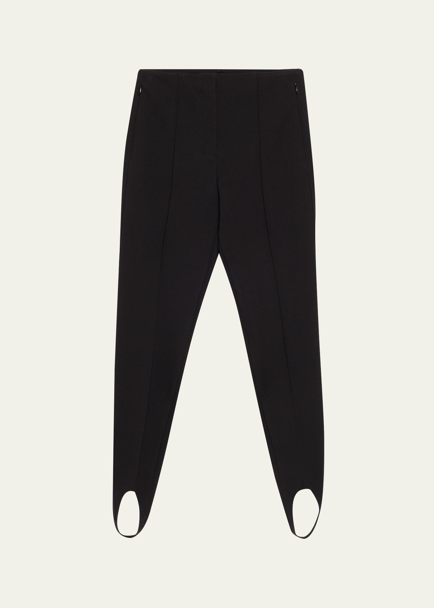 slim-fit stirrup pants