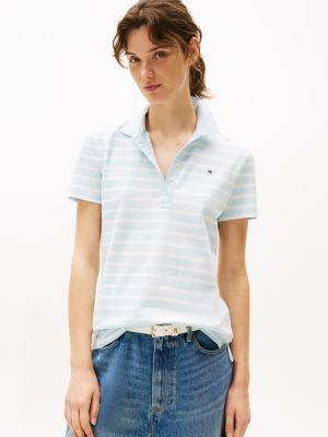 slim fit stripe stretch-cotton polo