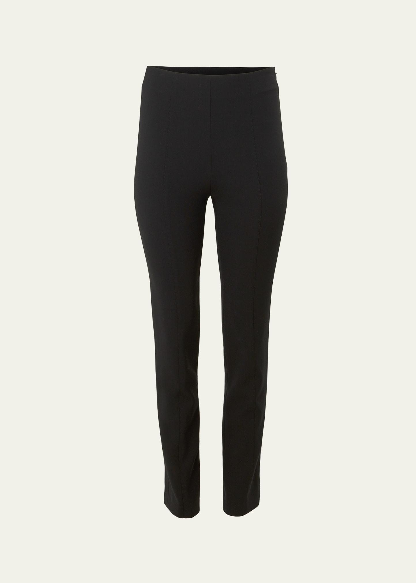 slim-leg tailored pants