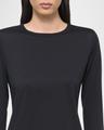 slim long-sleeve logo tee