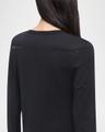 slim long-sleeve logo tee