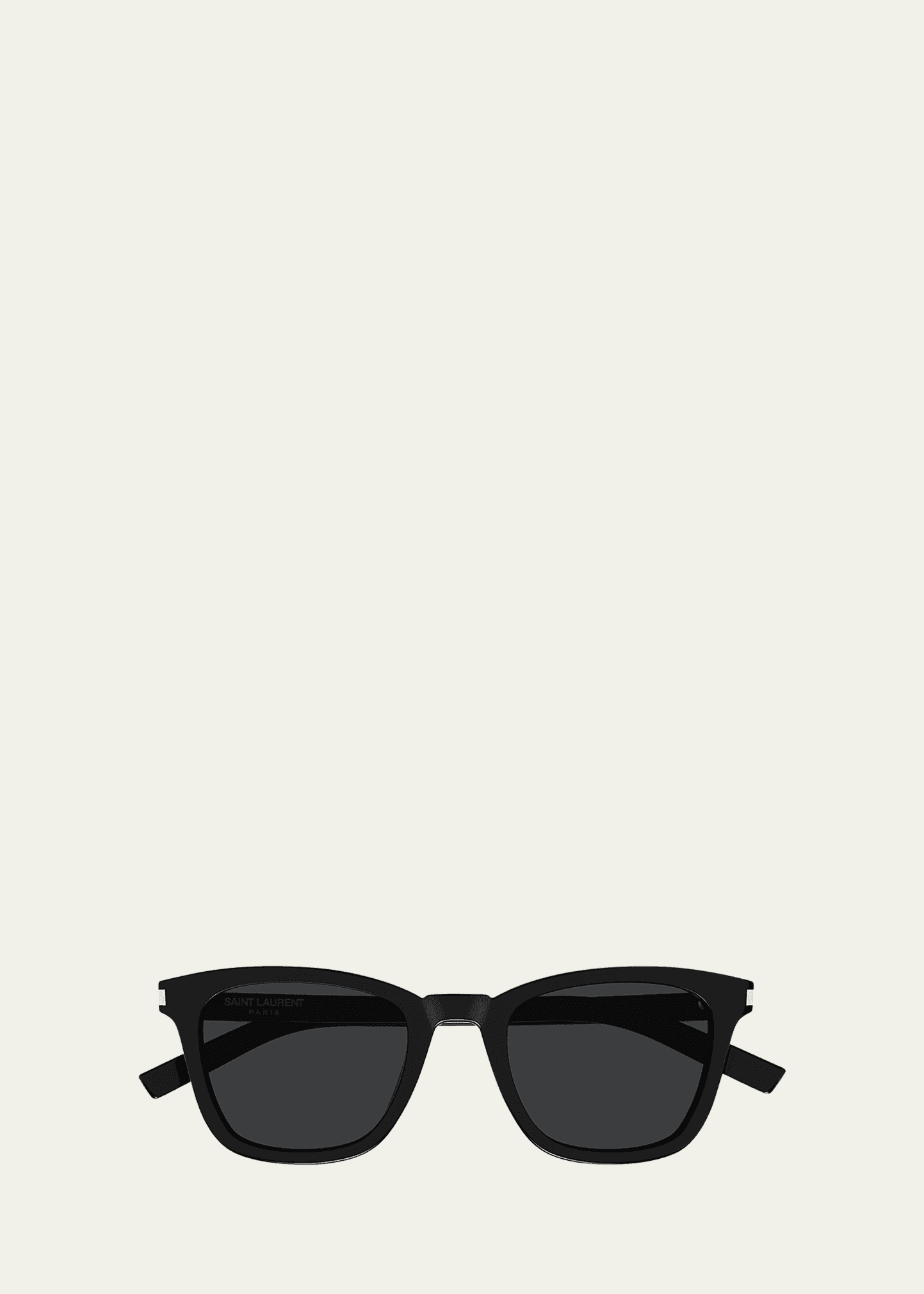 slim square acetate sunglasses