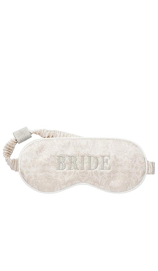 slip bride pure silk sleep mask bridal collection in bride.