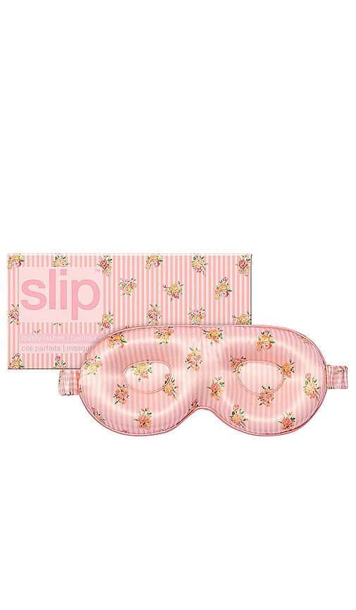 slip contour sleep mask in petal.