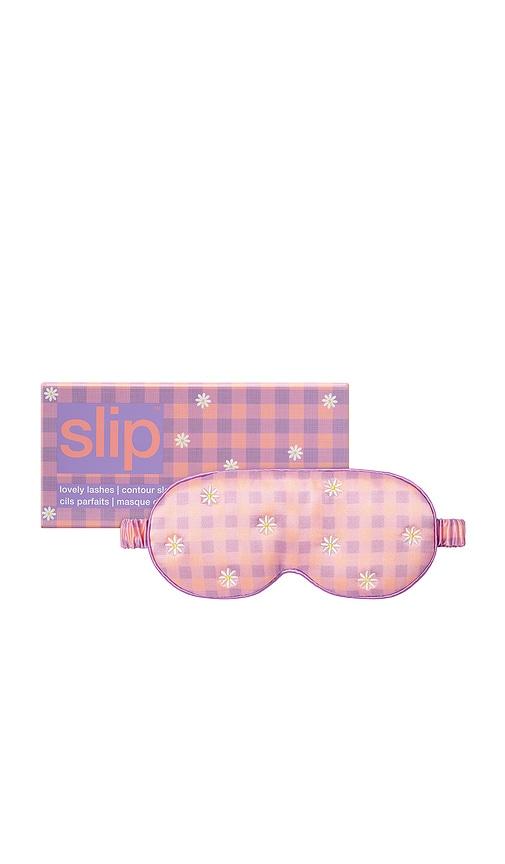 slip contour sleep mask in posie.