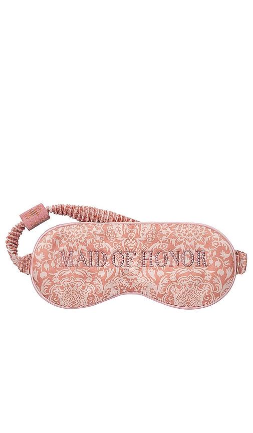 slip maid of honor pure silk sleep mask bridal collection in maid of honor.