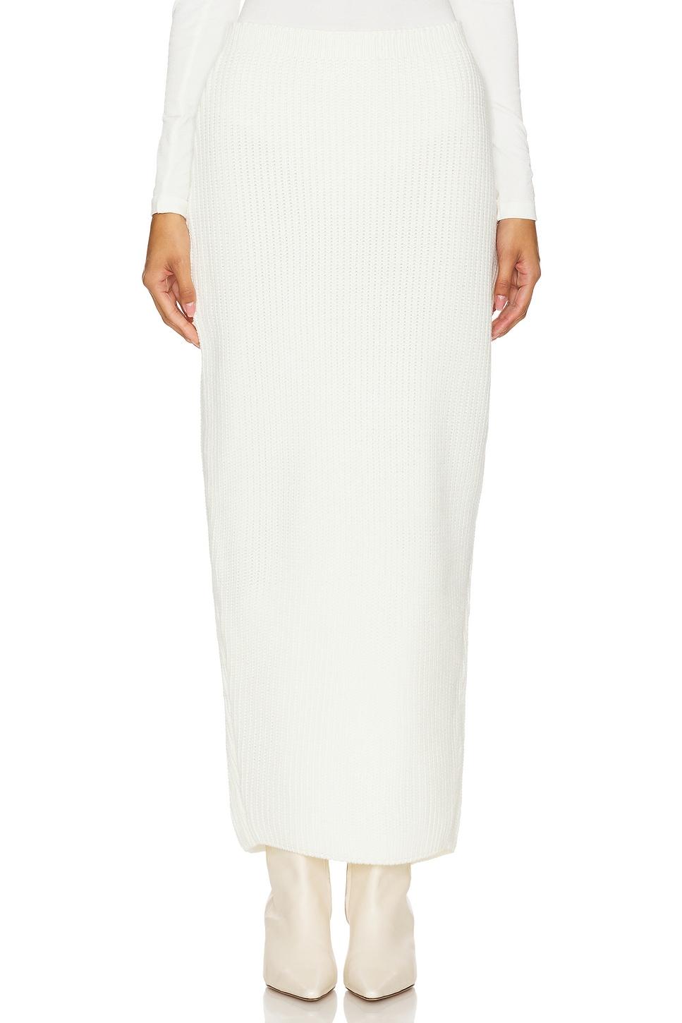 slit midi skirt
