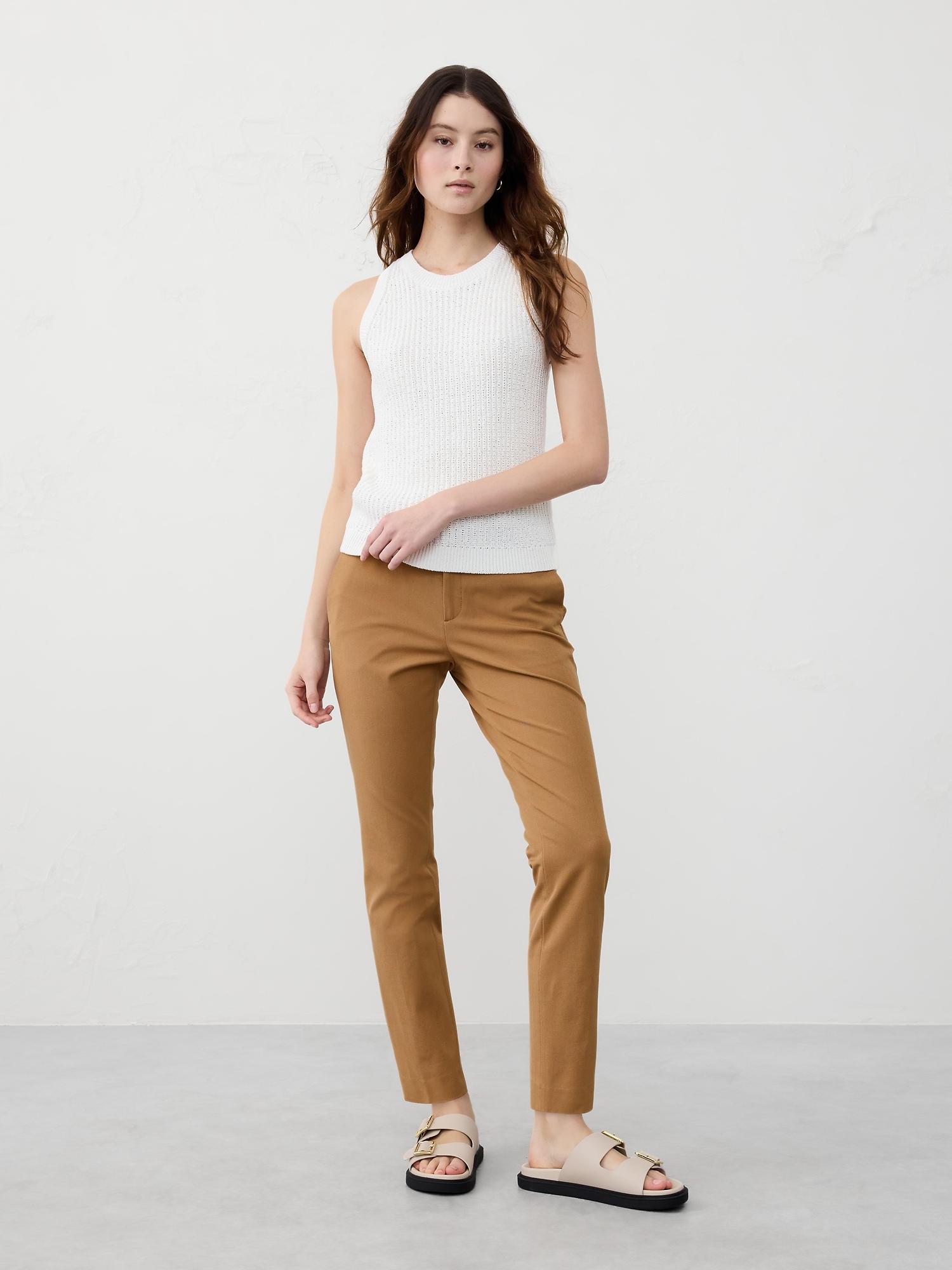 sloan slim high-rise ankle pant