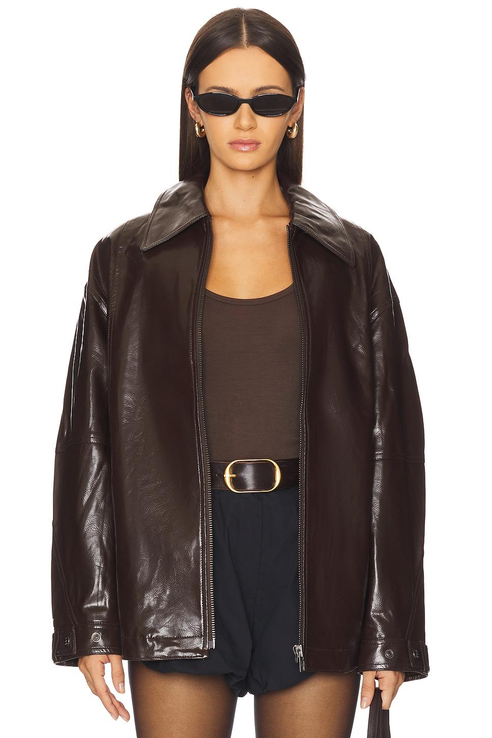 sloane faux leather jacket