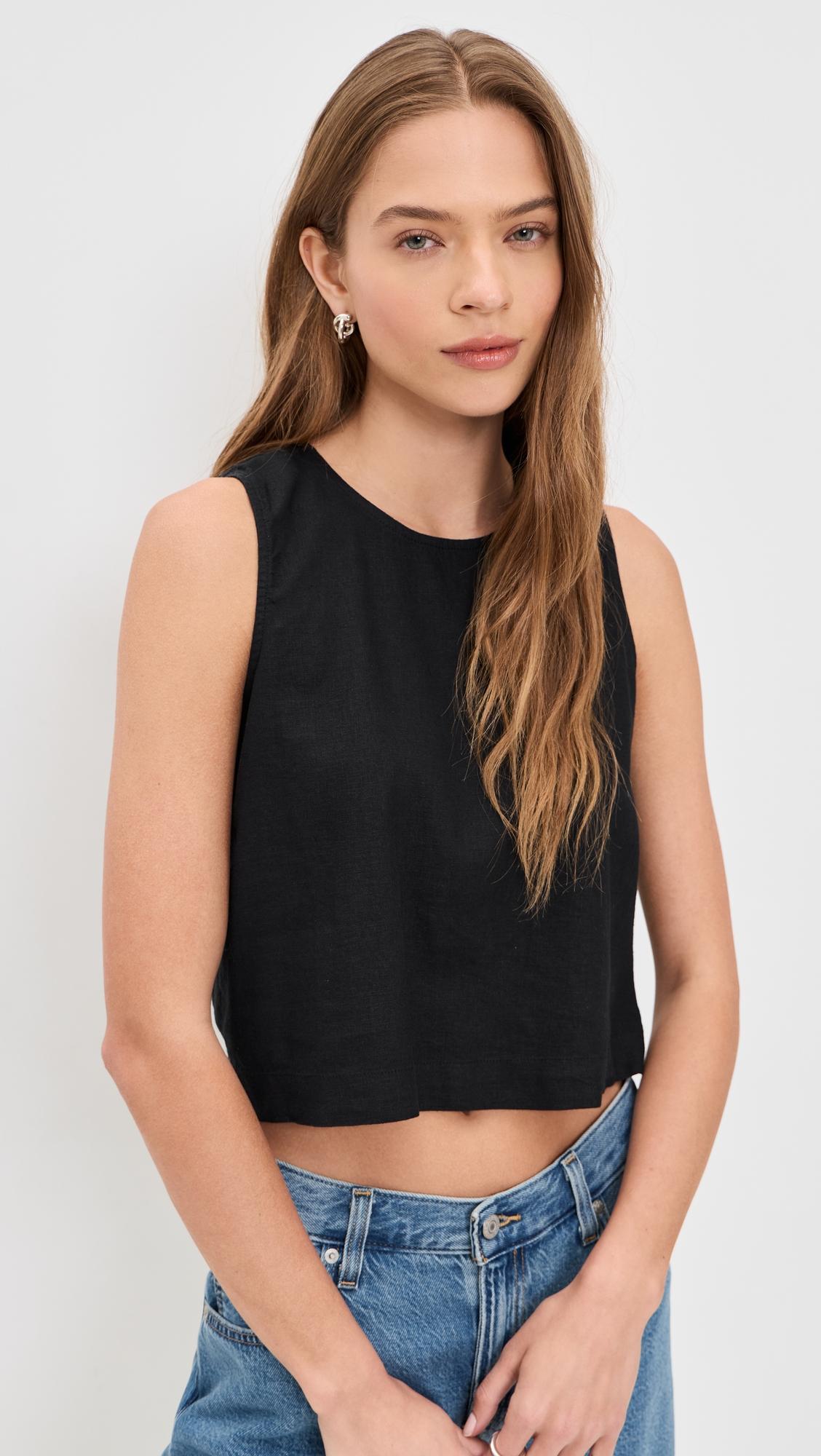 sloane linen top