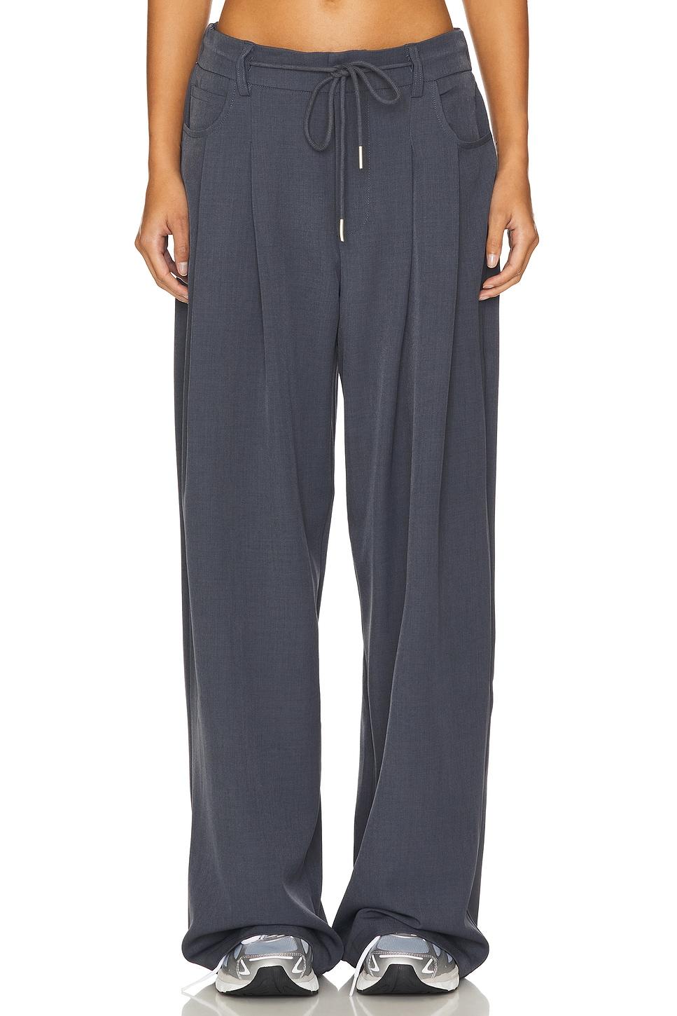 slouch tie up pant
