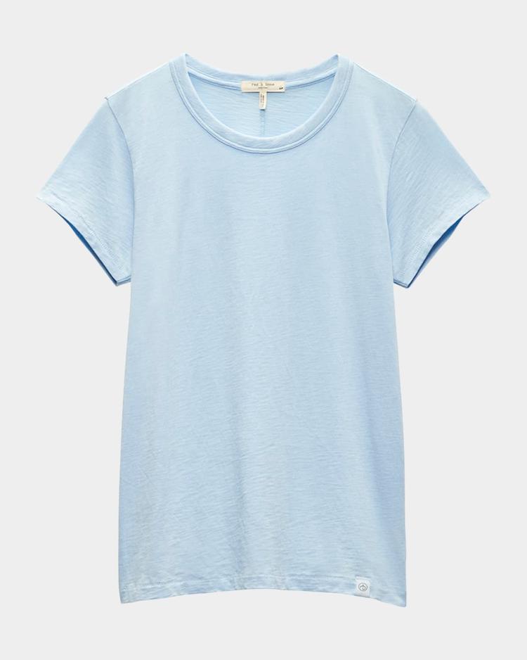 slub crewneck tee