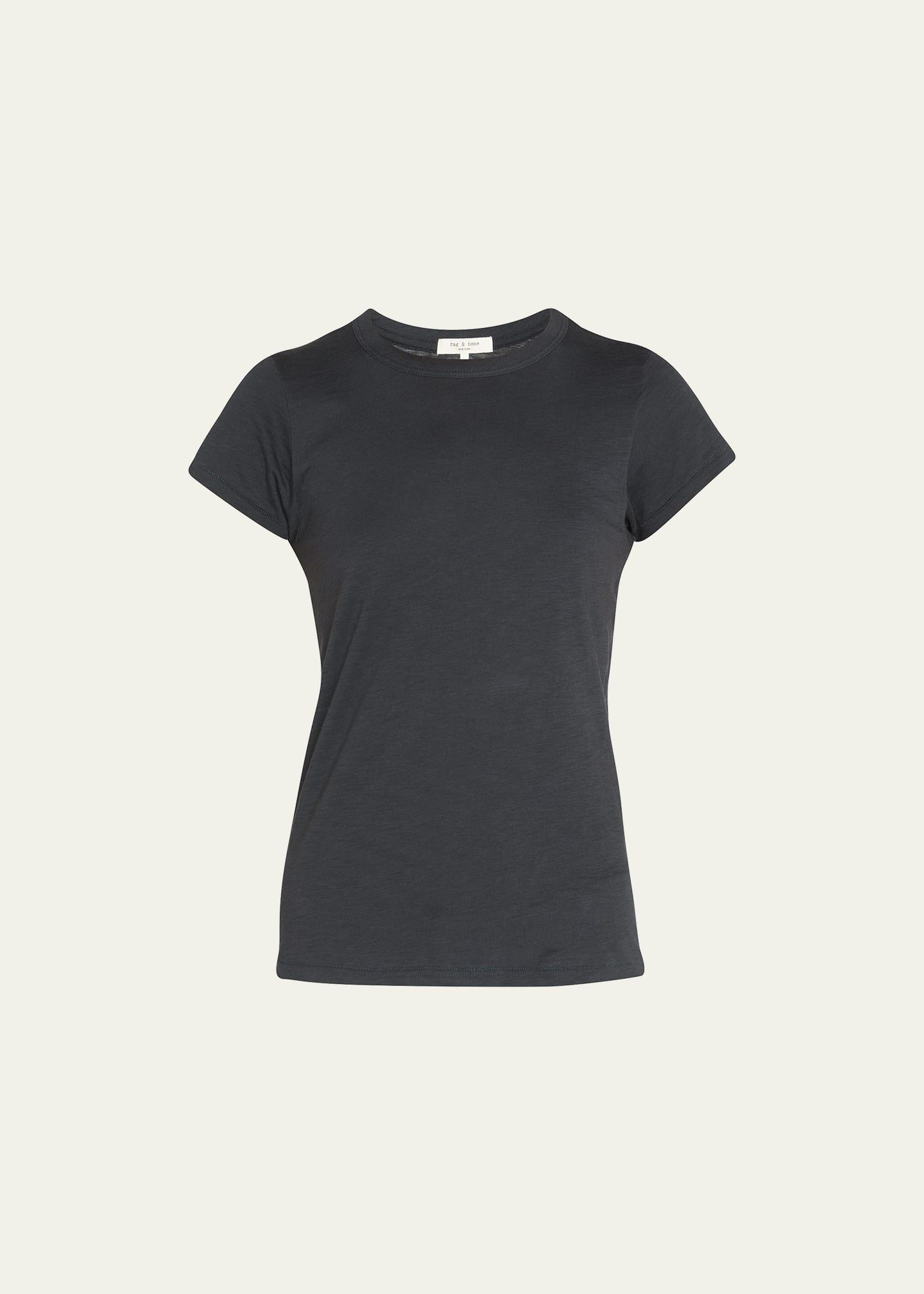 slub crewneck tee
