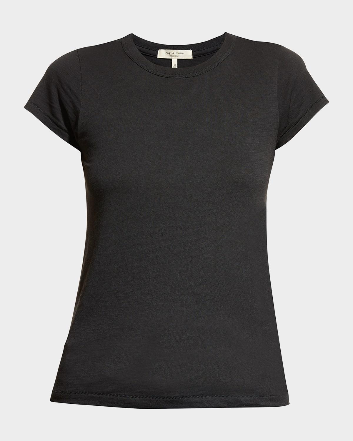 slub crewneck tee
