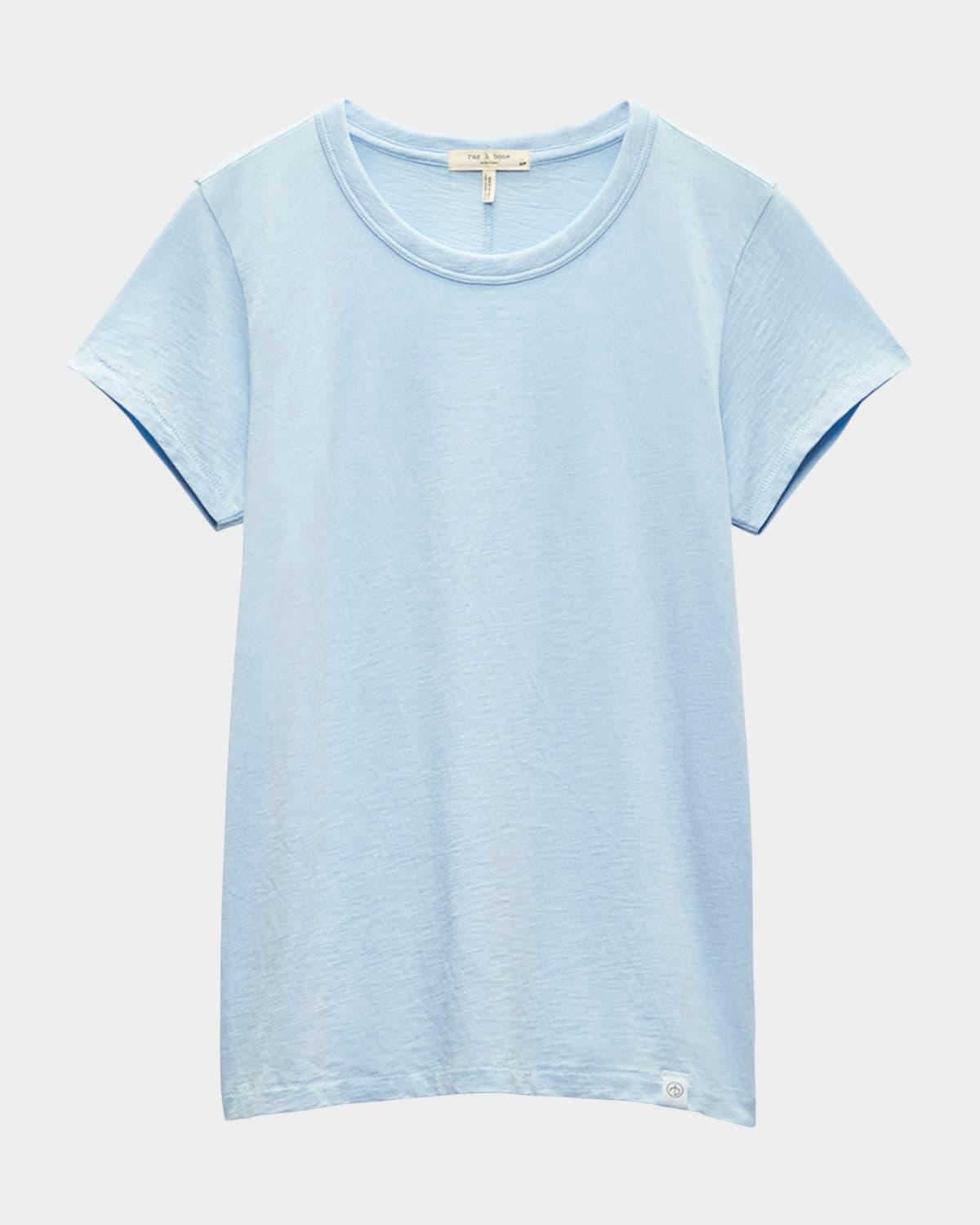 slub crewneck tee